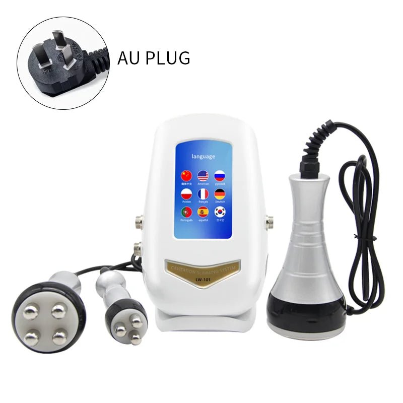 40K 3 - in - 1 Ultrasonic Body Shaping Instrument Negative Pressure Slimming Beauty Massage Facial Care Beauty Salon Dedicated - memorylane shop