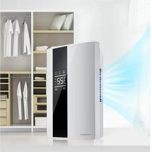 2 in 1 Dehumidifier and Air Purifier Moisture Absorber Household Mute Bedroom Basement Remote Control Timing External Water Pipe - memorylane shop