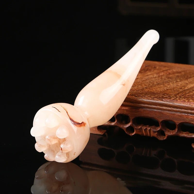 Smooth Face Massage Tools Resin Gua Sha Face Skin Care Massage Sticks Lotus Seedpod Shape Massager Facial Physiotherapy Tool - memorylane shop