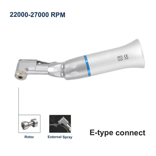 Dental Key Type Slow Low Speed Contra Angle Handpiece Stainless Steel Outer Water Spray 22000 - 27000 RPM Latch Chuck - memorylane shop