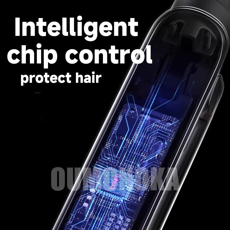 3 - in - 1 Hair Straightener for Hair Mini Flat Iron Styling Tools & Appliances Brush Beard Salon Hair Curler Professional Hot Comb - memorylane shop