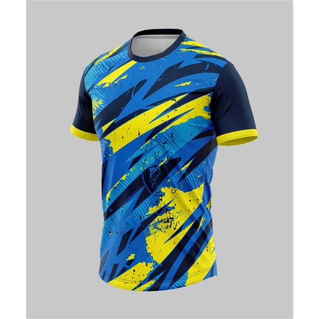 Football Badminton Tennis Jerseys Outdoor Sports T-shirts 3d Printing Summer Dry Quickly Men's T-Shirt Kid's Clothing Tee - memorylane shop