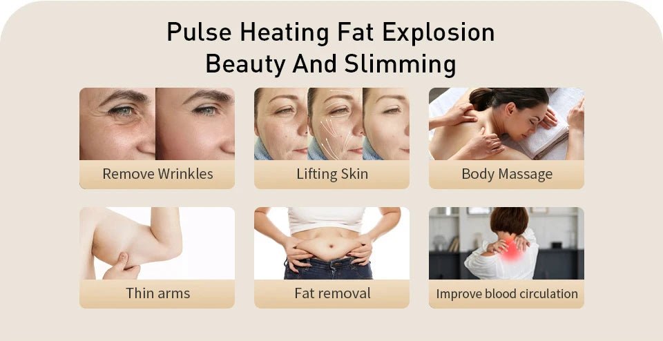 40K 3 - in - 1 Ultrasonic Body Shaping Instrument Negative Pressure Slimming Beauty Massage Facial Care Beauty Salon Dedicated - memorylane shop