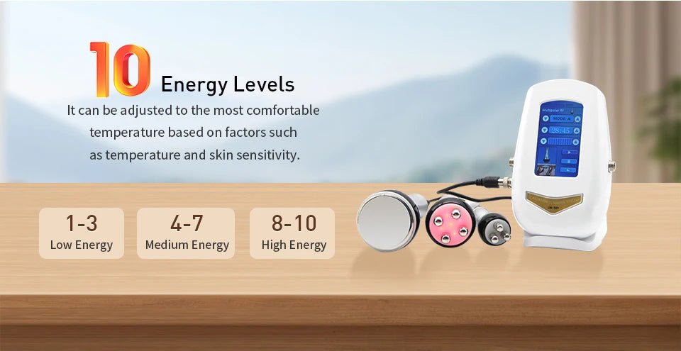 40K 3 - in - 1 Ultrasonic Body Shaping Instrument Negative Pressure Slimming Beauty Massage Facial Care Beauty Salon Dedicated - memorylane shop