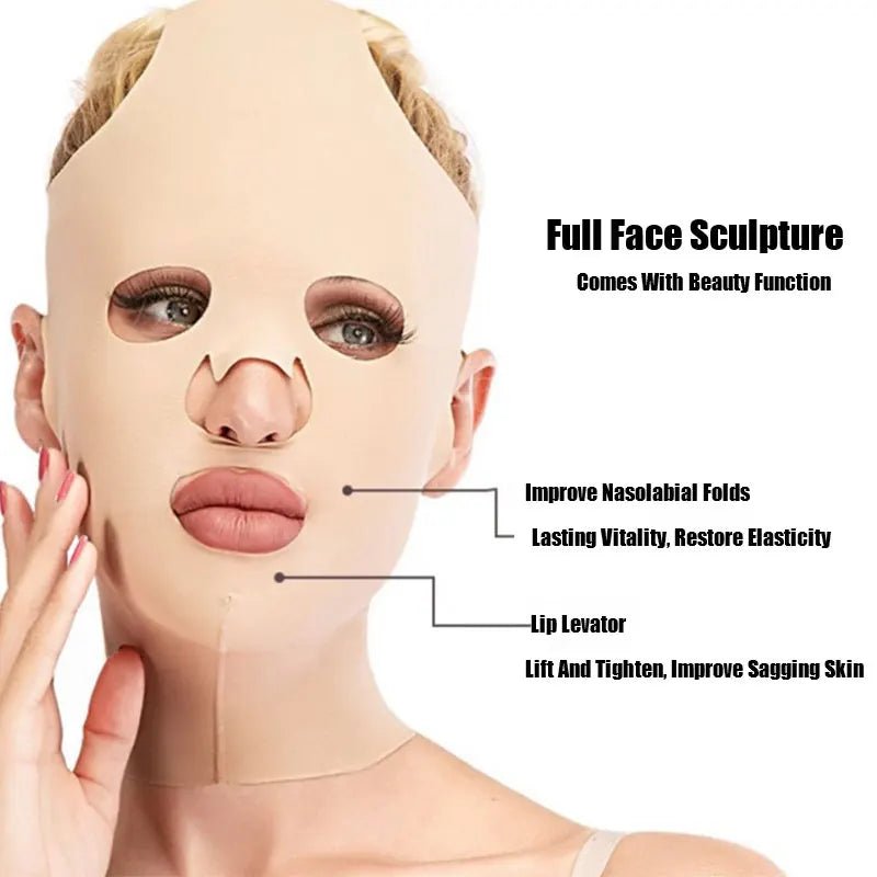 New Face Lift V Shaper Mask Facial Slimming Bandage Chin Cheek Belt Anti Wrinkle Strap Beauty Neck Thin Care Tools For Women - memorylane shop