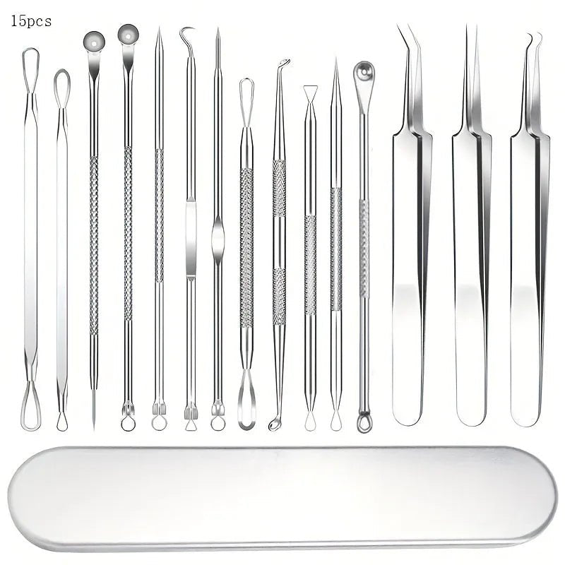 11/15pcs Blackhead Tools Deep Cleansing Facial Skincare Set for Mom,All Skin Types,Ideal Gift for Facial Care,Facial Care Tools - memorylane shop