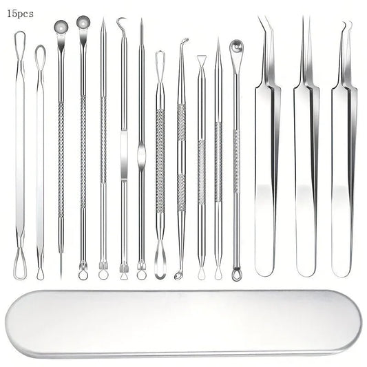 11/15pcs Blackhead Tools Deep Cleansing Facial Skincare Set for Mom,All Skin Types,Ideal Gift for Facial Care,Facial Care Tools - memorylane shop