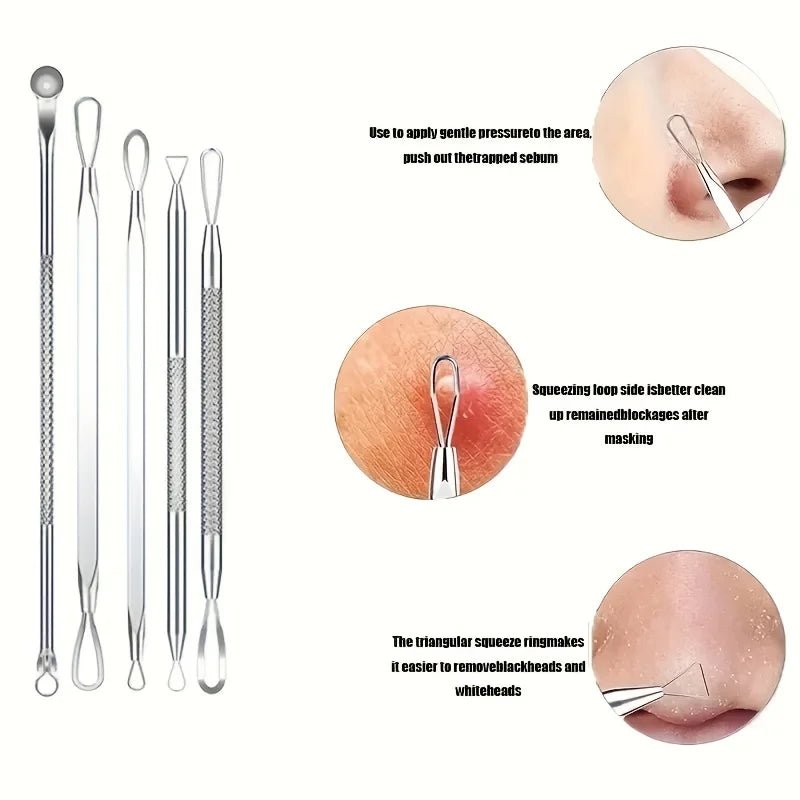 11/15pcs Blackhead Tools Deep Cleansing Facial Skincare Set for Mom,All Skin Types,Ideal Gift for Facial Care,Facial Care Tools - memorylane shop