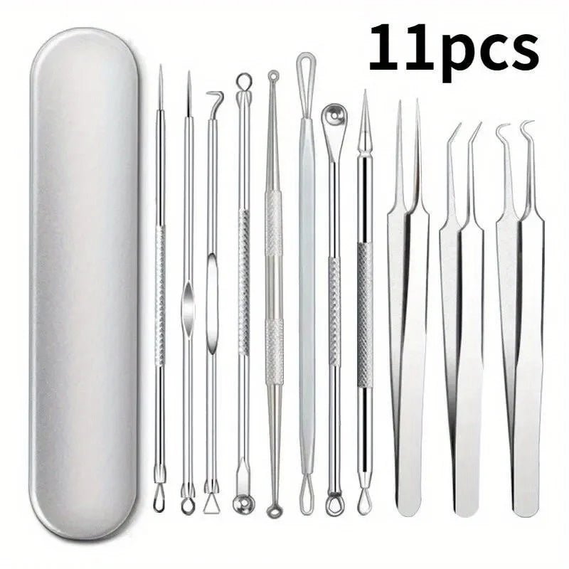 11/15pcs Blackhead Tools Deep Cleansing Facial Skincare Set for Mom,All Skin Types,Ideal Gift for Facial Care,Facial Care Tools - memorylane shop