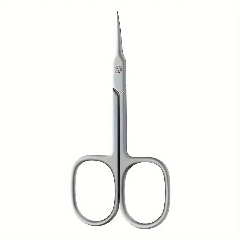 Dead Skin Remover Stainless Steel Curved Tip Thin Blade Cuticle Scissors Nail Clippers Trimmer Manicure Tools Eyebrow Tools - memorylane shop