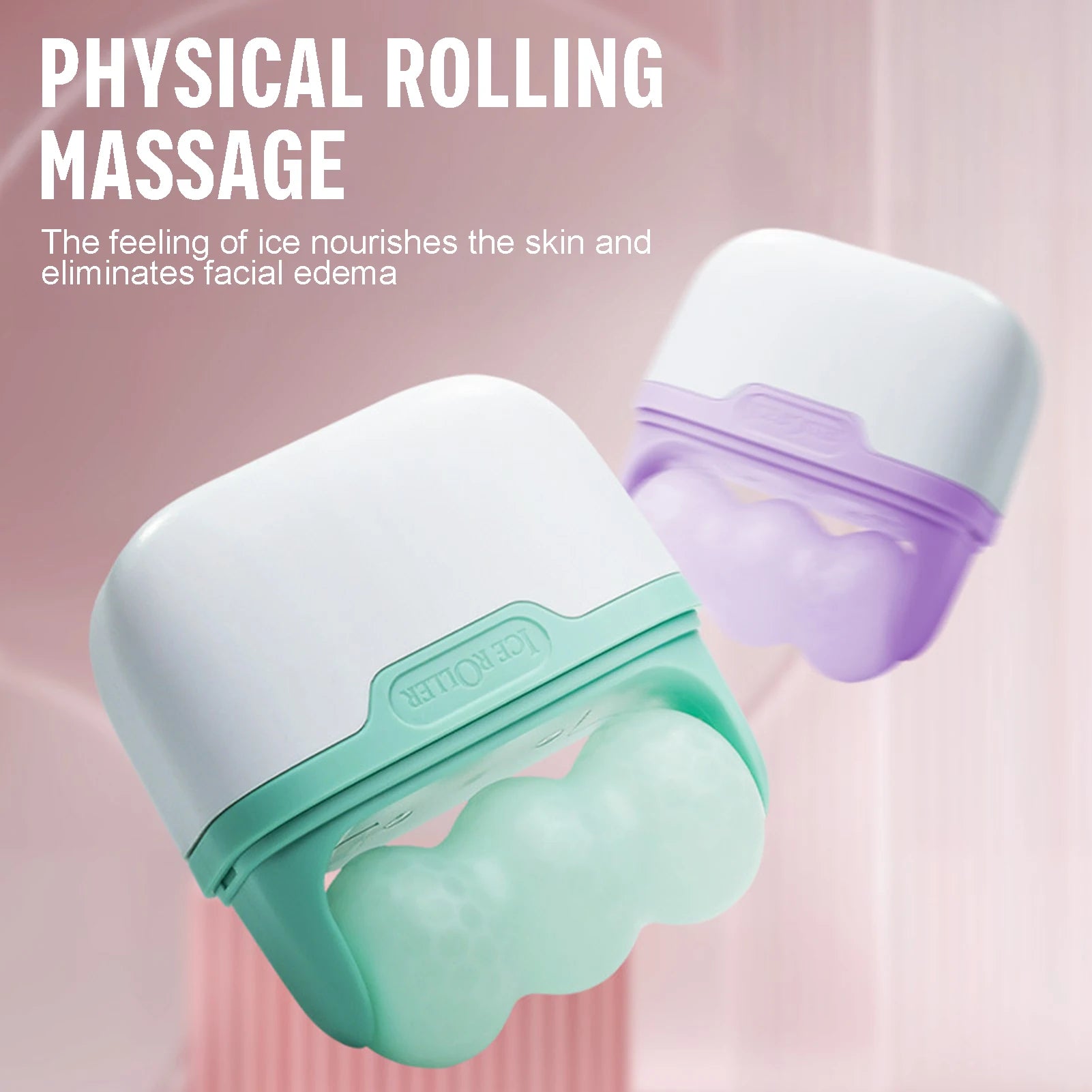 Face Ice Roller Skin Care Tools Double Head Cooling Therapy Skin Massage Rollers Face Skin Care Tools for Girls Woman care - memorylane shop