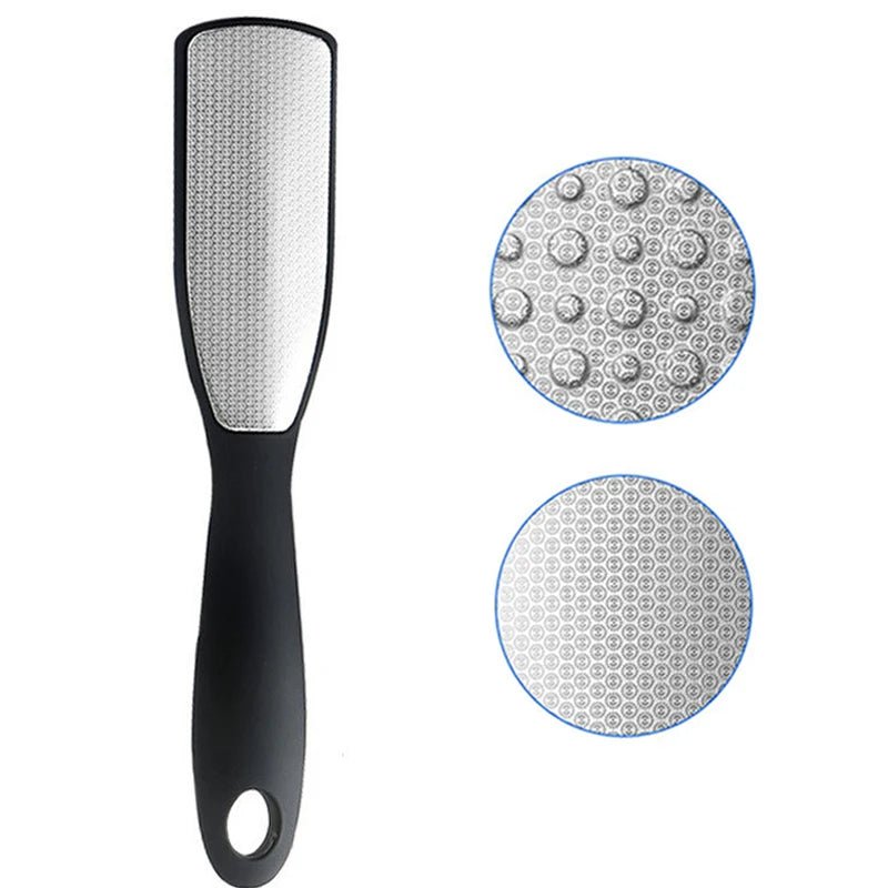 Pedicure Tools Heel Scratcher Files Artifact Exfoliating Calluses Brush Stainless Steel Foot Sharpening Double - sided Pedicura - memorylane shop