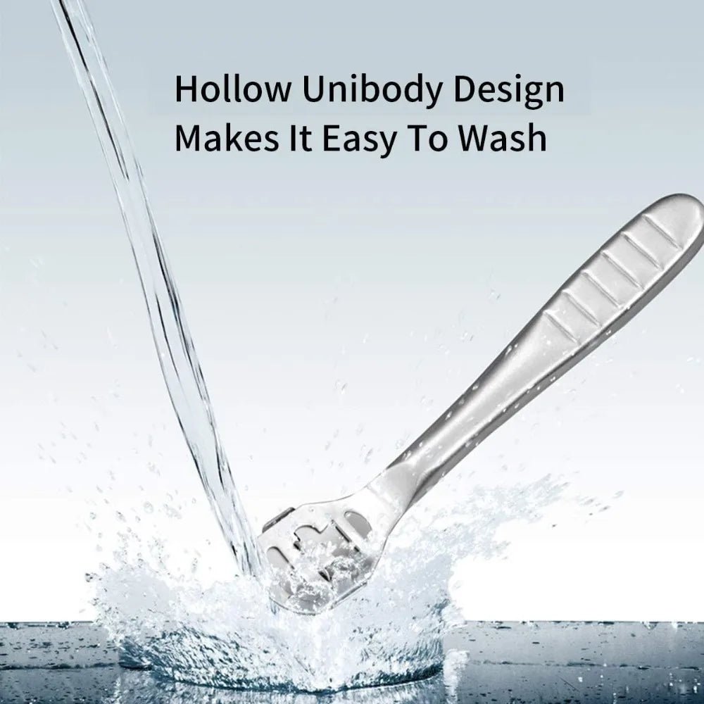 Foot Callus Shaver Heel Hard Skin Remover Hand Feet Pedicure Razor Tool Shavers Stainless Steel Handle 10 Blades Foot Care Tools - memorylane shop
