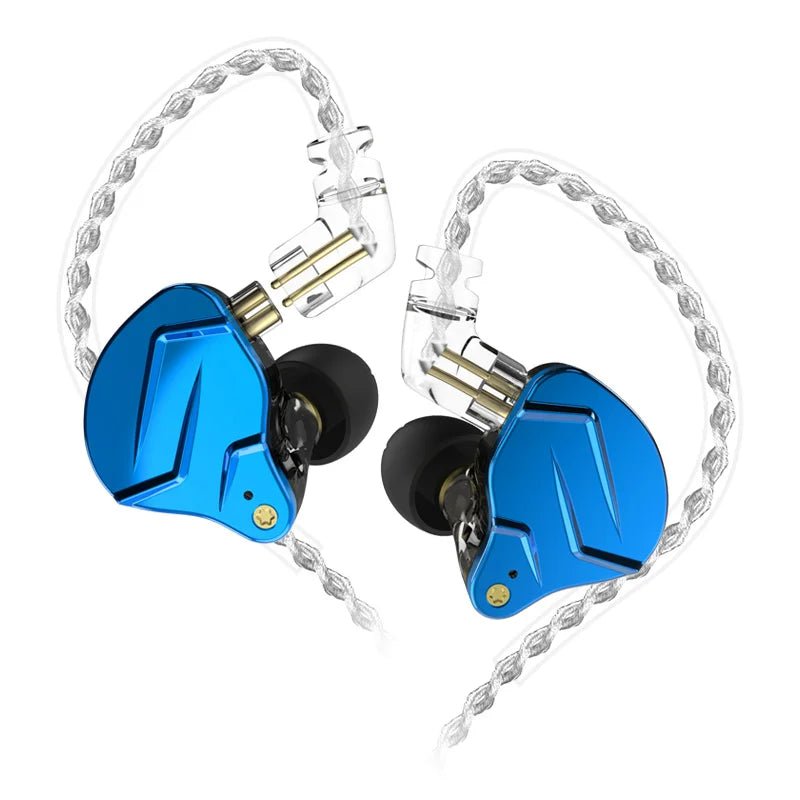 KZ ZSN Pro X 1DD 1BA Metal HIFI In Ear Earphone Bass Earbuds Hybrid Driver Sport Headset Very Low Voice For ZSX ZAX ASX EDX Z1 - memorylane shop