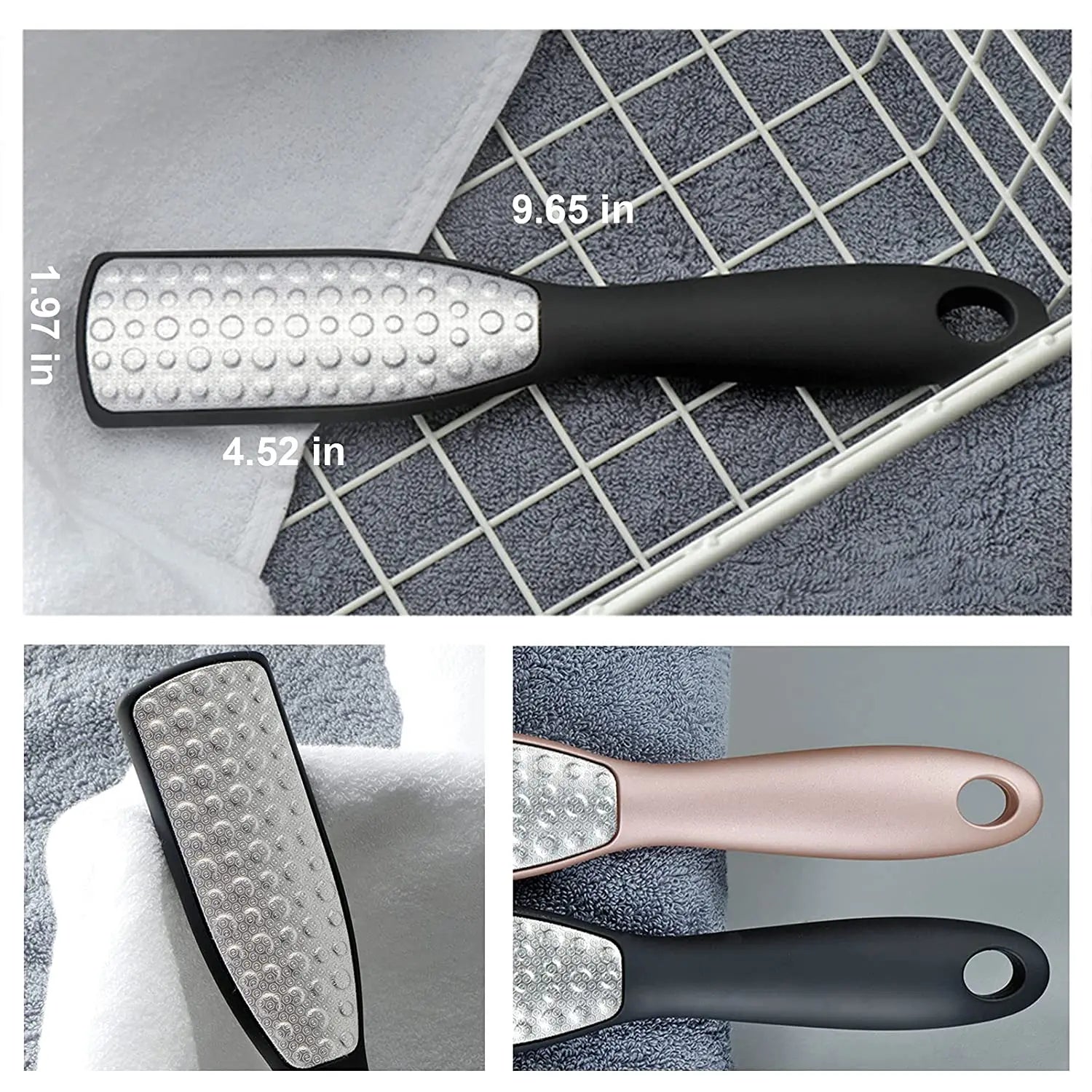 Pedicure Tools Heel Scratcher Files Artifact Exfoliating Calluses Brush Stainless Steel Foot Sharpening Double - sided Pedicura - memorylane shop