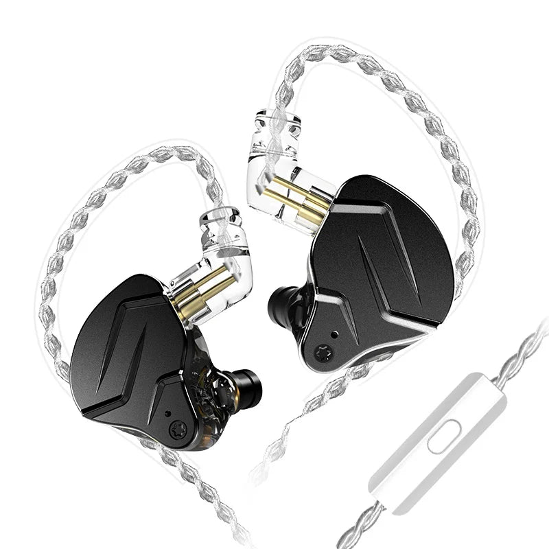 KZ ZSN Pro X 1DD 1BA Metal HIFI In Ear Earphone Bass Earbuds Hybrid Driver Sport Headset Very Low Voice For ZSX ZAX ASX EDX Z1 - memorylane shop