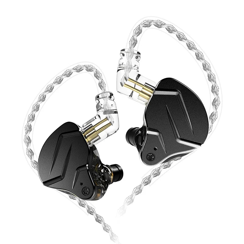 KZ ZSN Pro X 1DD 1BA Metal HIFI In Ear Earphone Bass Earbuds Hybrid Driver Sport Headset Very Low Voice For ZSX ZAX ASX EDX Z1 - memorylane shop