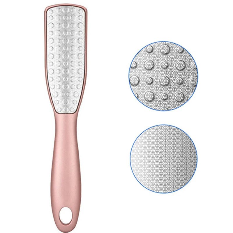 Pedicure Tools Heel Scratcher Files Artifact Exfoliating Calluses Brush Stainless Steel Foot Sharpening Double - sided Pedicura - memorylane shop