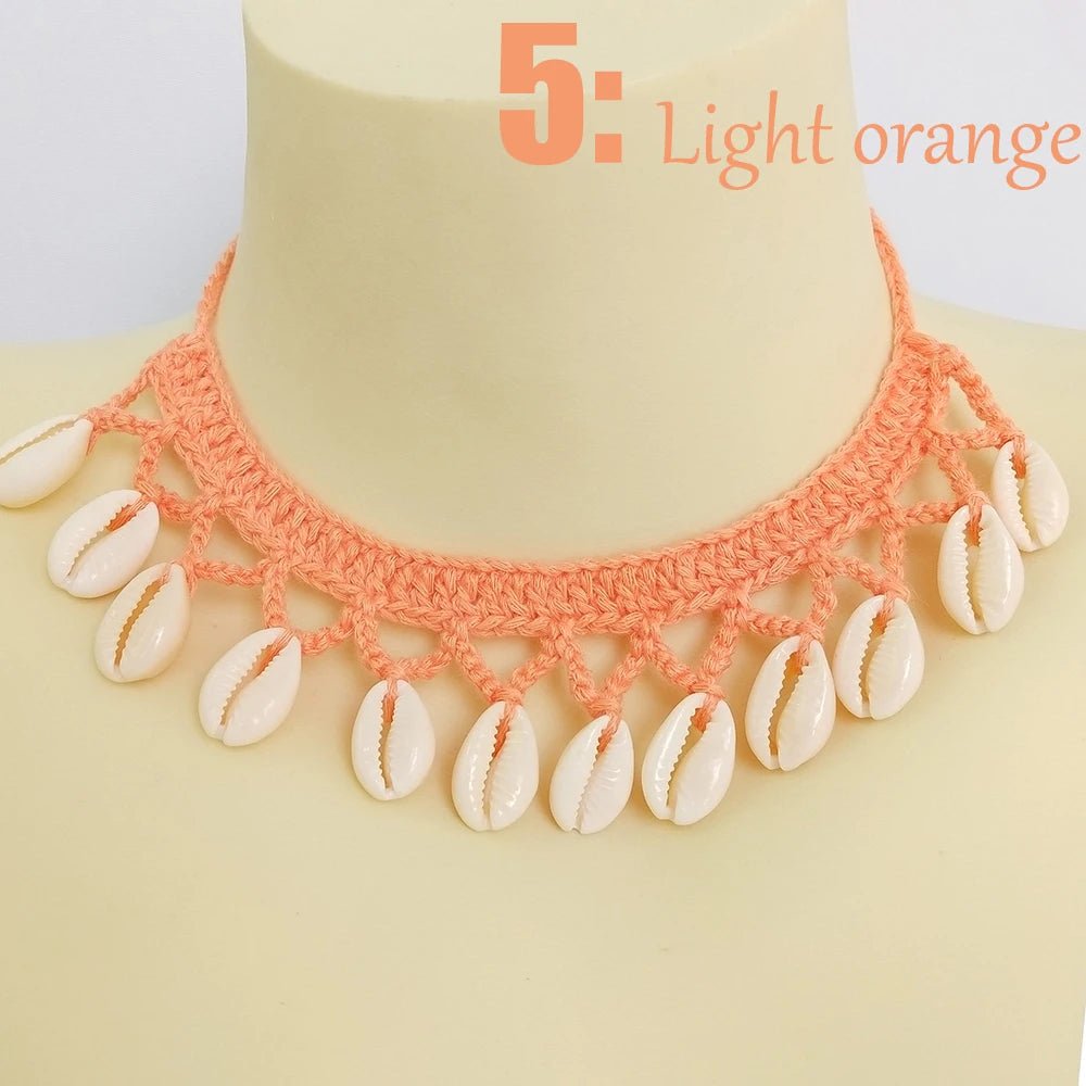 Summer Women Simple Seashell Anklet Chain Crochet Bohemian Foot Jewelry Beach Anklets On Foot Bracelets - memorylane shop