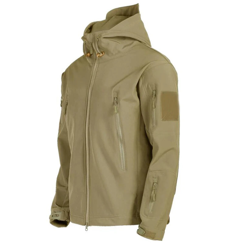 Outdoor Hiking Jacket Shark Skin Soft Shell Outwear Windproof Waterproof Windbreaker Training Tactical Jackets Hunting Clothes