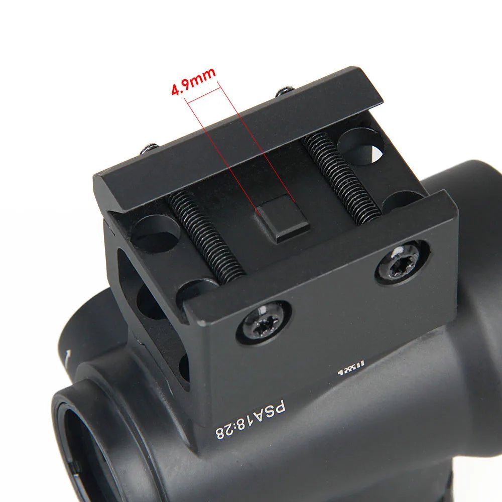 Tactical 1x Mini style red dot sight scope with high and Low picatinny rail mount base hunting shooting HK2 - 0105 - memorylane shop