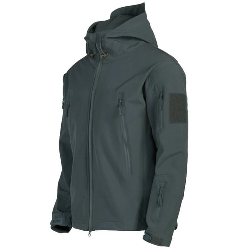 Outdoor Hiking Jacket Shark Skin Soft Shell Outwear Windproof Waterproof Windbreaker Training Tactical Jackets Hunting Clothes