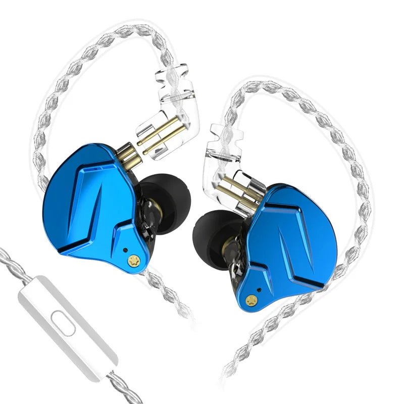 KZ ZSN Pro X 1DD 1BA Metal HIFI In Ear Earphone Bass Earbuds Hybrid Driver Sport Headset Very Low Voice For ZSX ZAX ASX EDX Z1 - memorylane shop