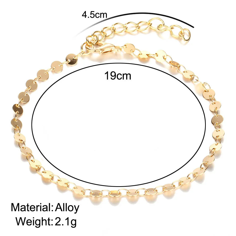 Vintage Turtle Anklets For women Summer Beach Barefoot Crochet Sandals Ankle Bracelets on Foot Wax rope Chain Jewelry