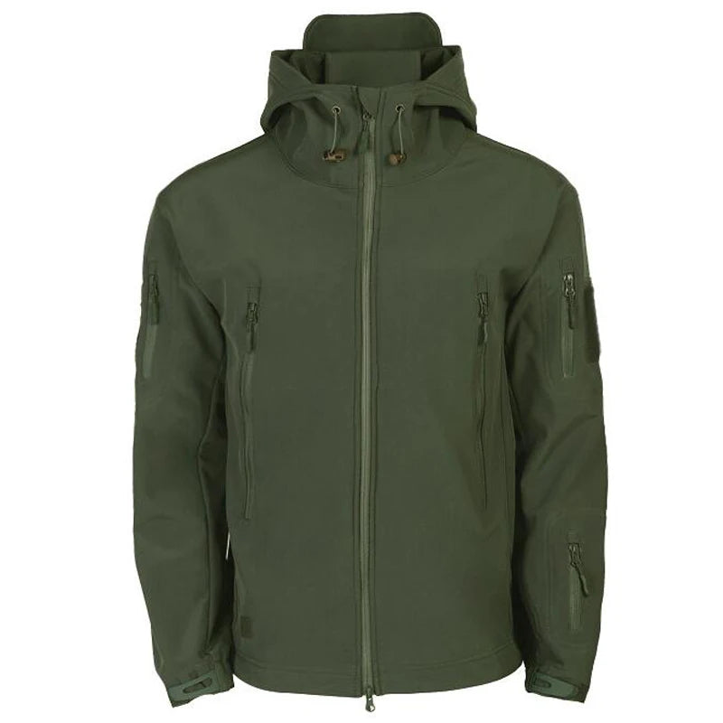 Outdoor Hiking Jacket Shark Skin Soft Shell Outwear Windproof Waterproof Windbreaker Training Tactical Jackets Hunting Clothes