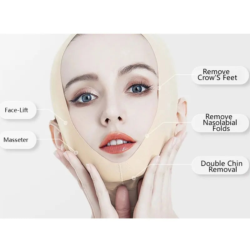 New Face Lift V Shaper Mask Facial Slimming Bandage Chin Cheek Belt Anti Wrinkle Strap Beauty Neck Thin Care Tools For Women