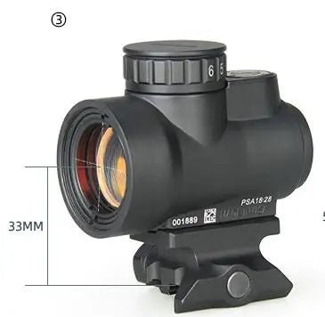 Tactical 1x Mini style red dot sight scope with high and Low picatinny rail mount base hunting shooting HK2 - 0105 - memorylane shop