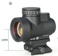 Tactical 1x Mini style red dot sight scope with high and Low picatinny rail mount base hunting shooting HK2 - 0105 - memorylane shop