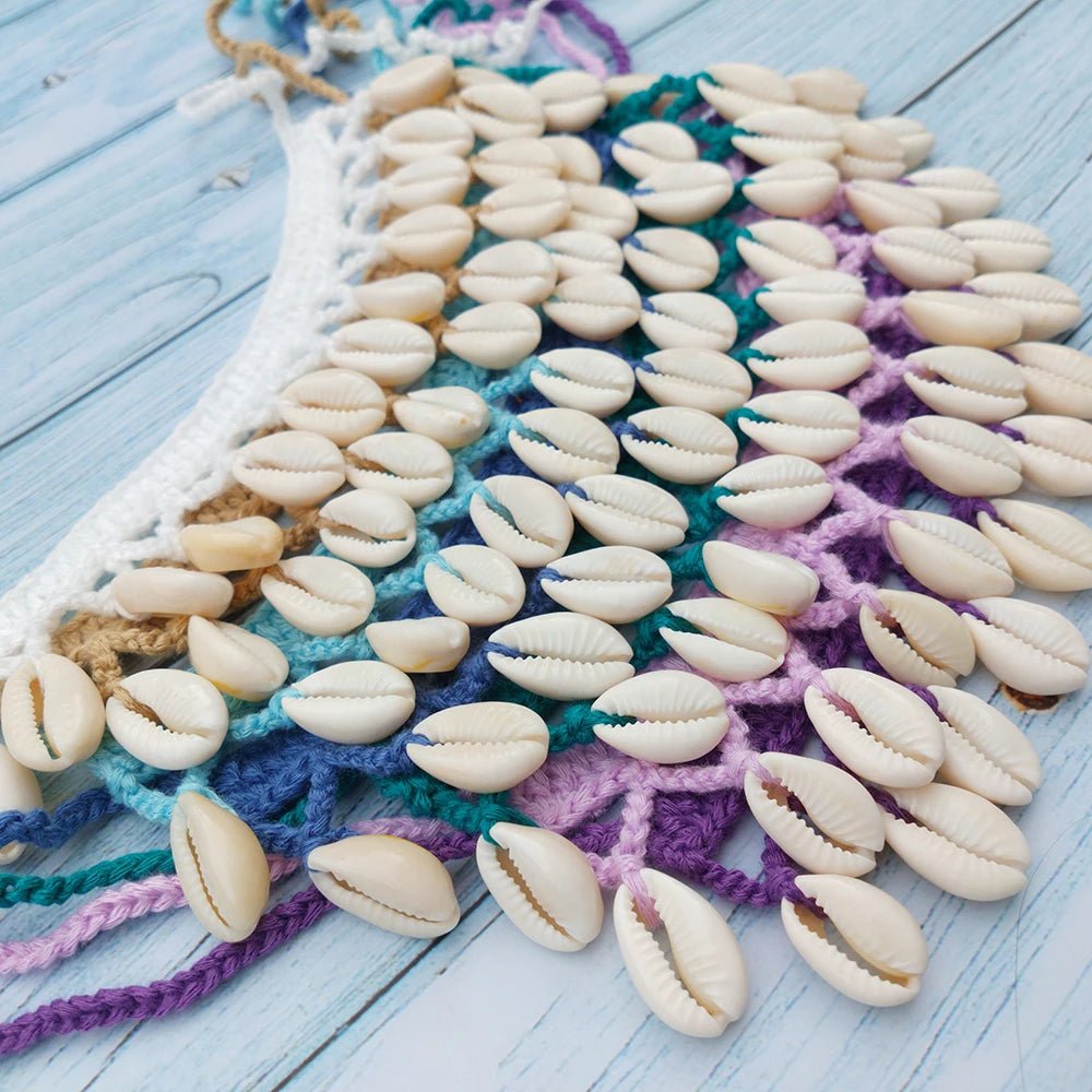 Summer Women Simple Seashell Anklet Chain Crochet Bohemian Foot Jewelry Beach Anklets On Foot Bracelets - memorylane shop