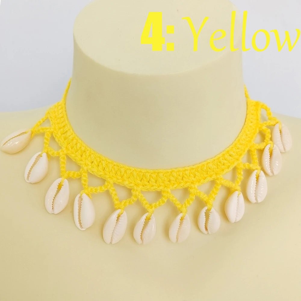 Summer Women Simple Seashell Anklet Chain Crochet Bohemian Foot Jewelry Beach Anklets On Foot Bracelets - memorylane shop