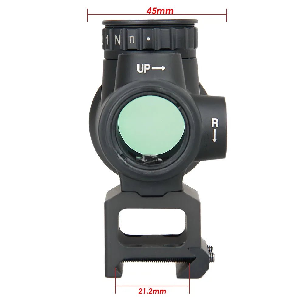 Tactical 1x Mini style red dot sight scope with high and Low picatinny rail mount base hunting shooting HK2 - 0105 - memorylane shop