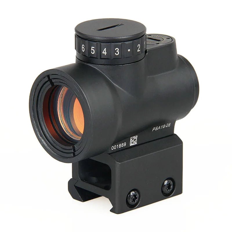 Tactical 1x Mini style red dot sight scope with high and Low picatinny rail mount base hunting shooting HK2 - 0105 - memorylane shop