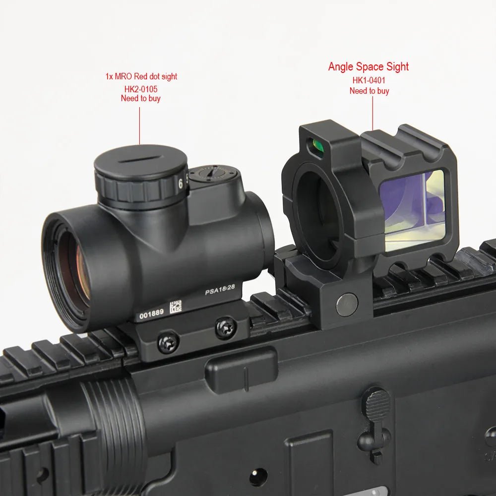 Tactical 1x Mini style red dot sight scope with high and Low picatinny rail mount base hunting shooting HK2 - 0105 - memorylane shop