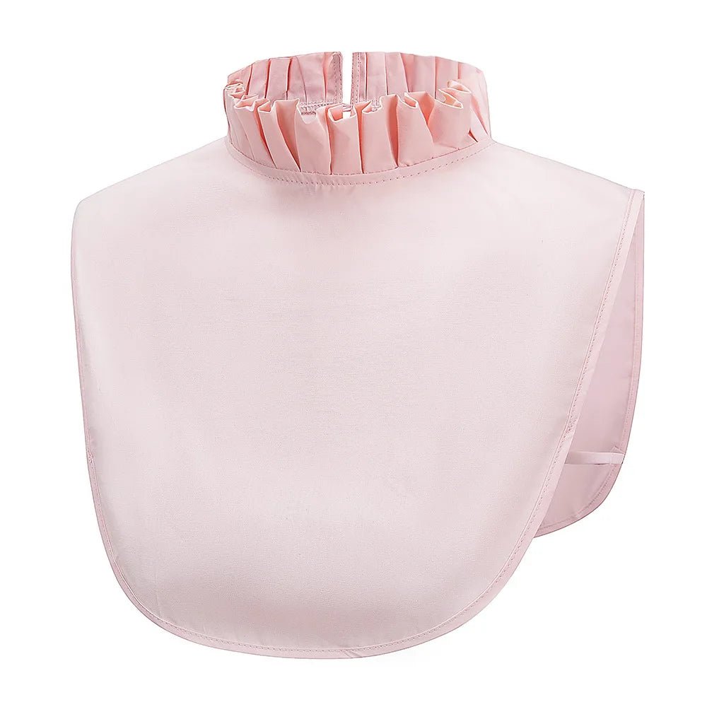 Fashion 2025 Front Tie White Fake Collar for Women Stand Detachable Collar Fake Girls Vintage Lace Ladies False Blouse Collar - memorylane shop
