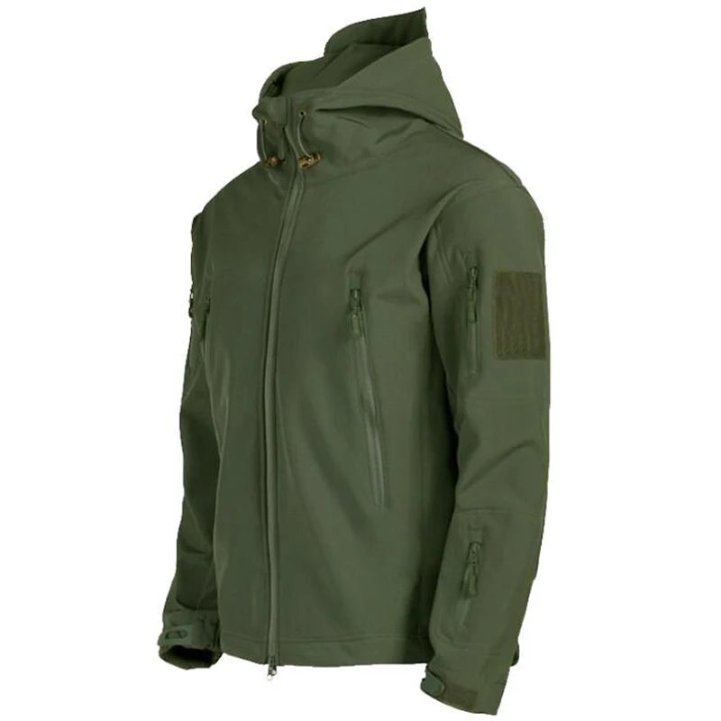 Outdoor Hiking Jacket Shark Skin Soft Shell Outwear Windproof Waterproof Windbreaker Training Tactical Jackets Hunting Clothes