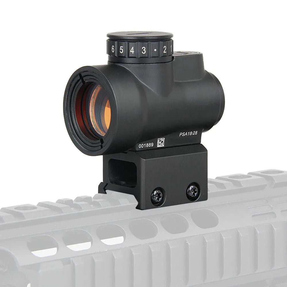 Tactical 1x Mini style red dot sight scope with high and Low picatinny rail mount base hunting shooting HK2 - 0105 - memorylane shop