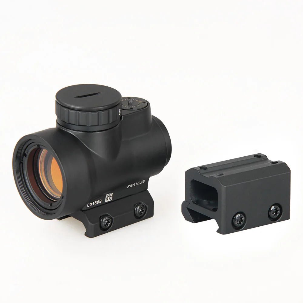 Tactical 1x Mini style red dot sight scope with high and Low picatinny rail mount base hunting shooting HK2 - 0105 - memorylane shop