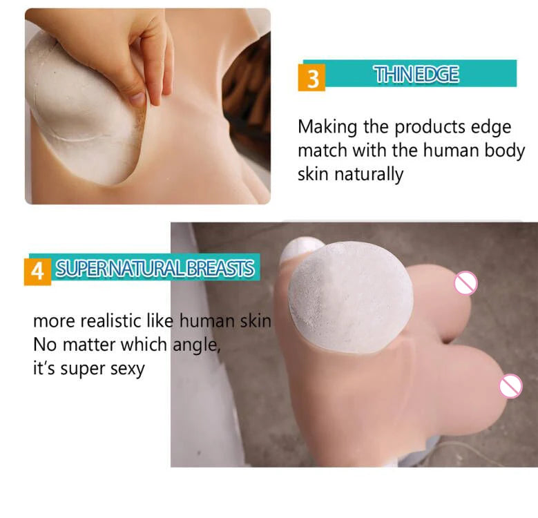 Eyung Realistic Silicone Fake Breast Forms Boobs for Crossdresser Shemale Transgenders Transvestite Mamario De Silicona Breasts
