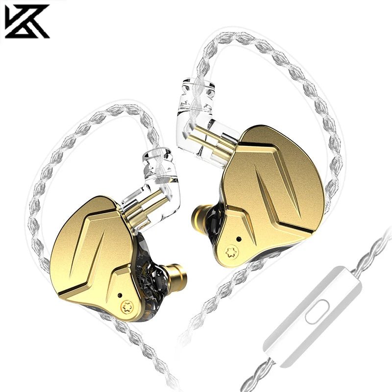 KZ ZSN Pro X 1DD 1BA Metal HIFI In Ear Earphone Bass Earbuds Hybrid Driver Sport Headset Very Low Voice For ZSX ZAX ASX EDX Z1 - memorylane shop