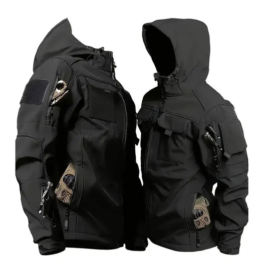 Military Shark Skin Soft Shell Jackets Men Tactical Windproof Waterproof jacket men Army Combat Jackets Mens Hooded Bomber Coats - memorylane shop