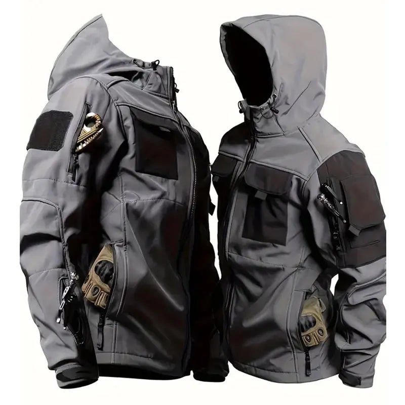 Military Shark Skin Soft Shell Jackets Men Tactical Windproof Waterproof jacket men Army Combat Jackets Mens Hooded Bomber Coats - memorylane shop