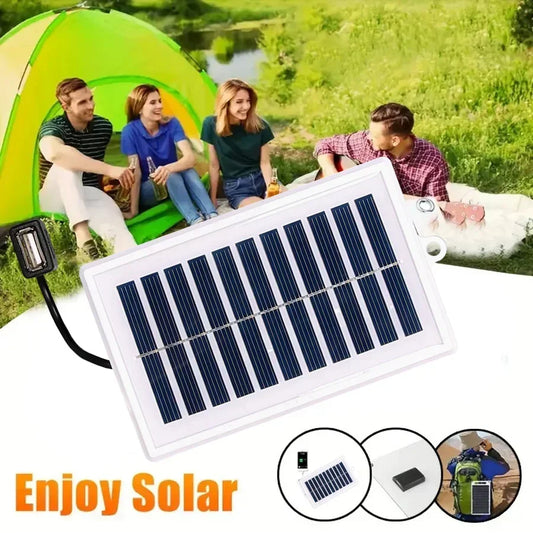  Portable Solar Charging Panel — 2W USB Output for Outdoor, Camping, Travel (1 or 2 Panels) Solar Charger memorylane shop
