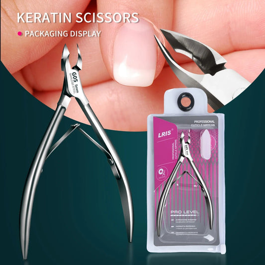 Professional Cuticle Trimmer Set, Super Sharp Dead Skin Scissors For Women And Men's Nail And Toenail Labor Saving Manicure Tool - memorylane shop