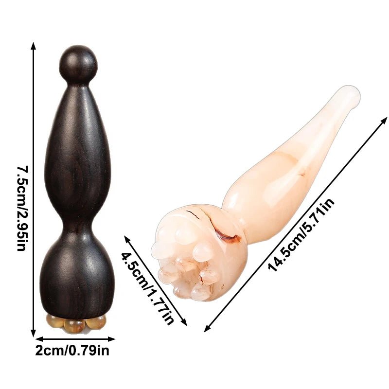 Smooth Face Massage Tools Resin Gua Sha Face Skin Care Massage Sticks Lotus Seedpod Shape Massager Facial Physiotherapy Tool - memorylane shop