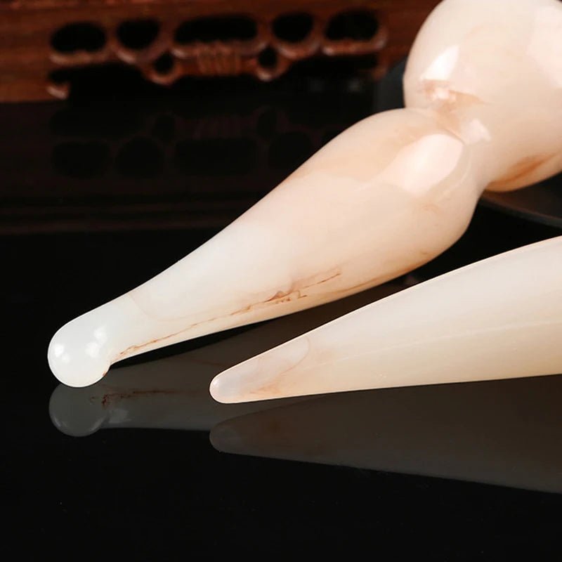 Smooth Face Massage Tools Resin Gua Sha Face Skin Care Massage Sticks Lotus Seedpod Shape Massager Facial Physiotherapy Tool - memorylane shop