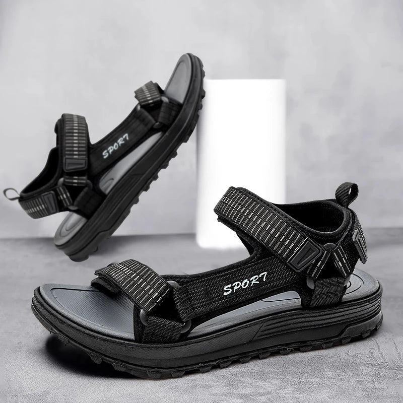 Summer Men Sandals Fashion Leisure Beach Holiday Sandals for Mens Lightweight Shoes New Outdoor Comfortable Casual Sandals - memorylane shop